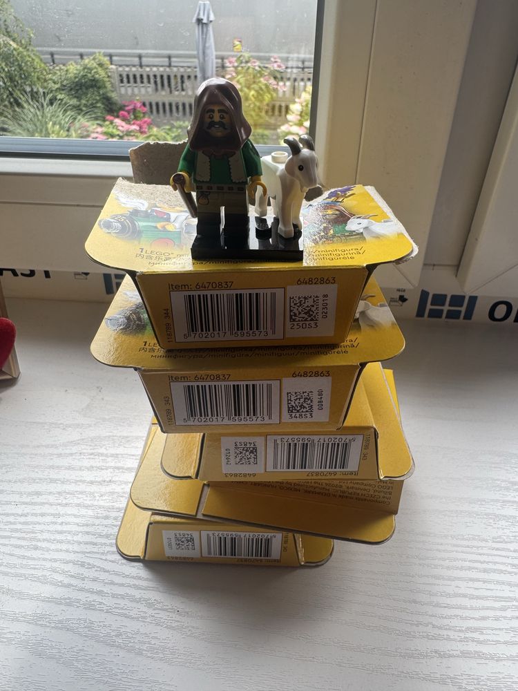 Lego pasterz z koza castle minifugures x 4