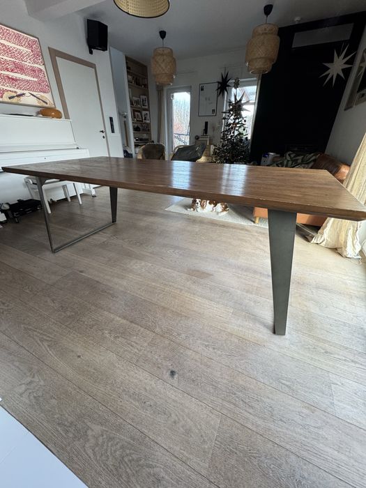 Henders Hazel stol drewniany dębowy dąb 220x100 jak kler ikea jysk