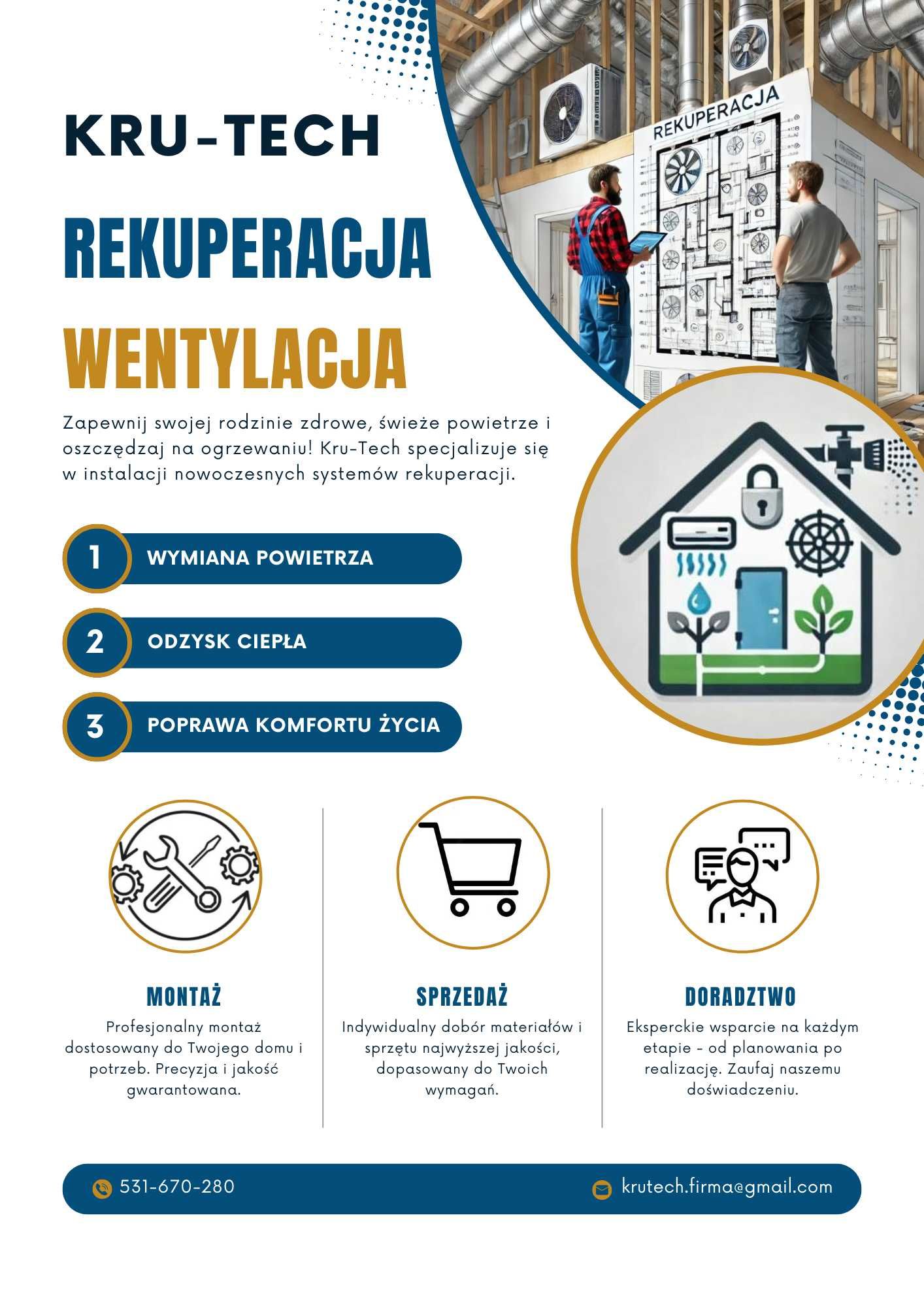 Rekuperacja Wentylacja mechaniczna Rekuperator Rekuperatory