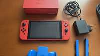 Nintendo Switch v2 komplet 2 x Joy Con HAC-001(-01) Red Blue