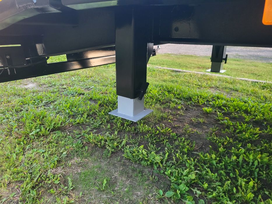 Przyczepa tandem niskopodwozie laweta do transportu koparek,  wiertnic