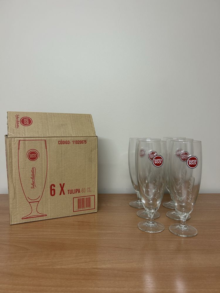 Copos tulipa Super Bock