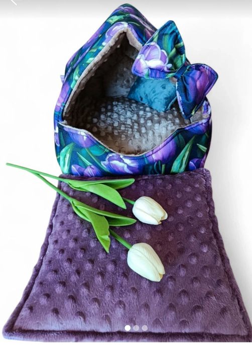 2x domek 25x25 wys 20, tunel i legowisko