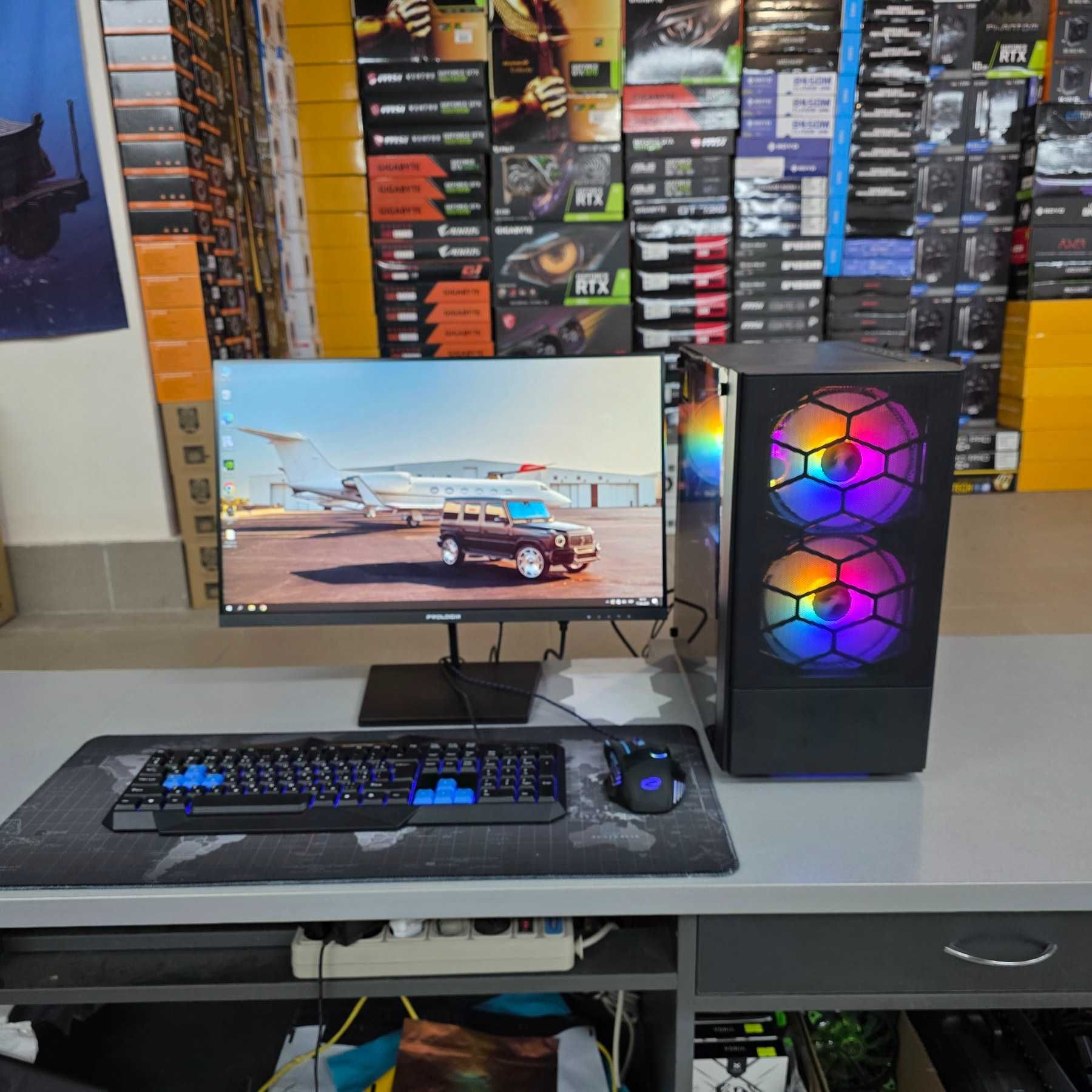 Компютер Новий Ryzen 5 5500, 16GB DDR4, GTX 1070 Ti 8GB, SSD 480GB