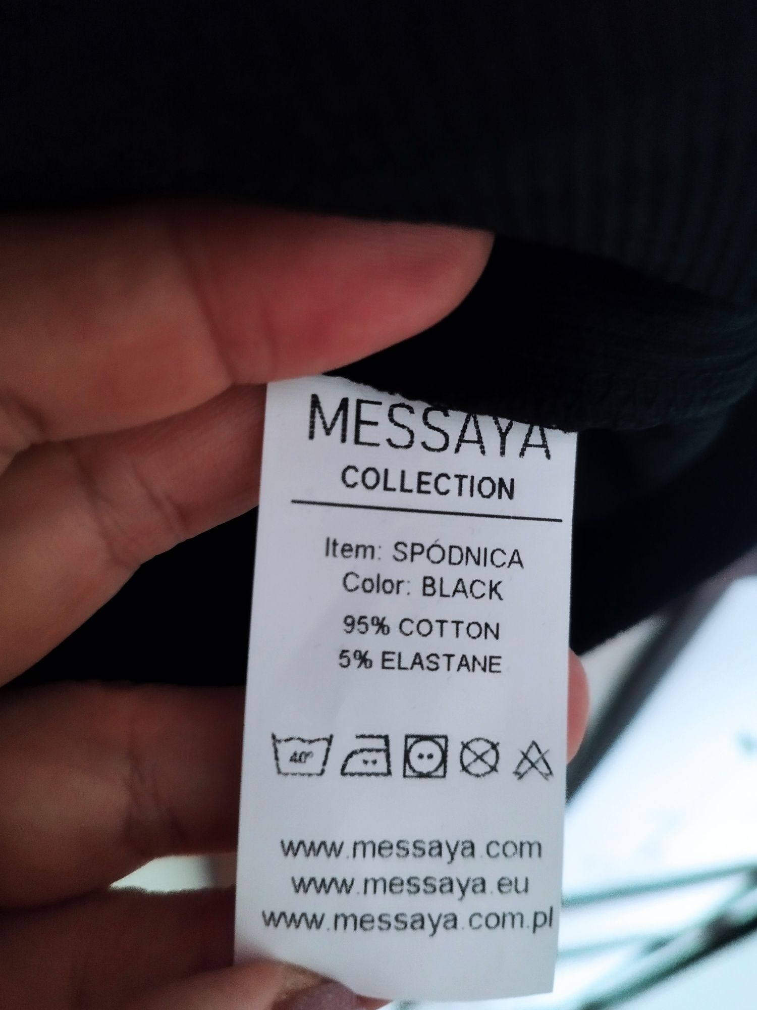 Spódnica damska Messaya czarna