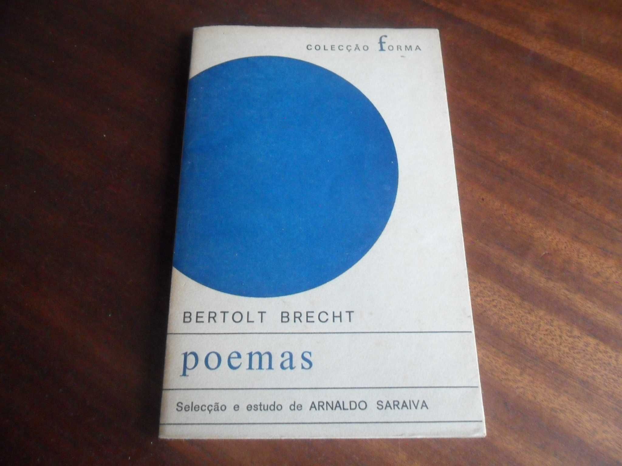 "Poemas" de Bertolt Brecht - 1ª Edição de 1973