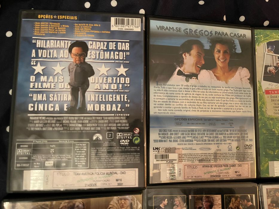 Lote 10 DVDs Caça-Fantasmas II Bad Santa, Perseguindo Amy Matadoras