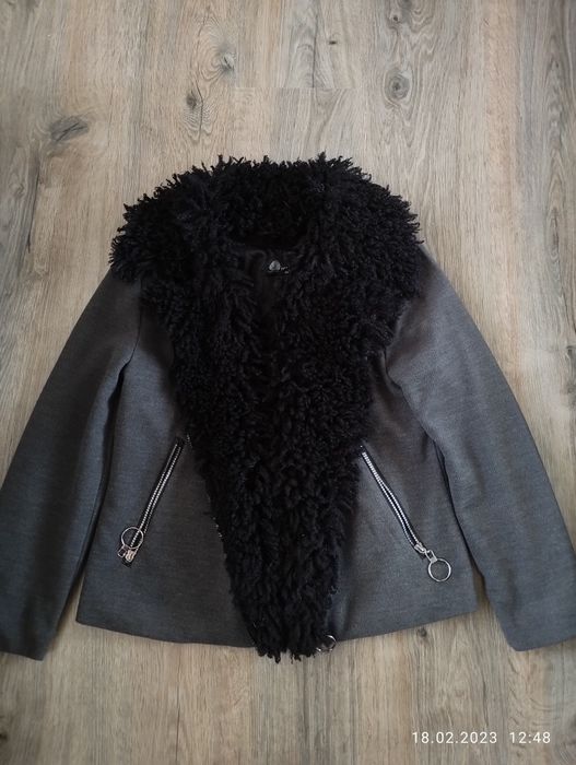 Пальто куртка з хутром