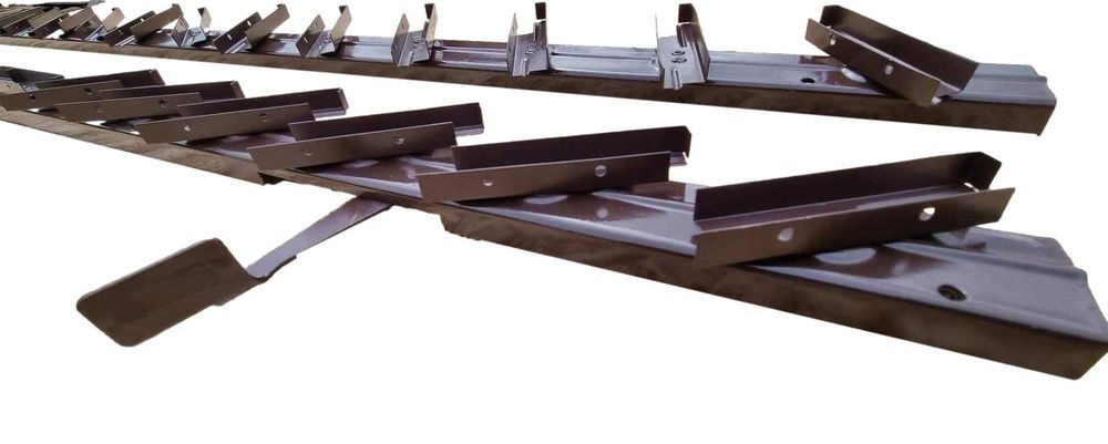 System prowadzący żaluzji- stalowy tzw.Schutters