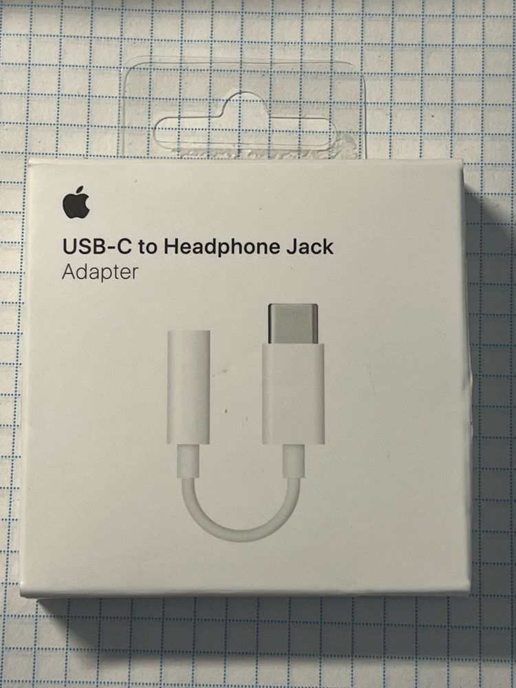 Оригінальний перехідник USB-C to 3.5 Headphone Jack Adapter A2049