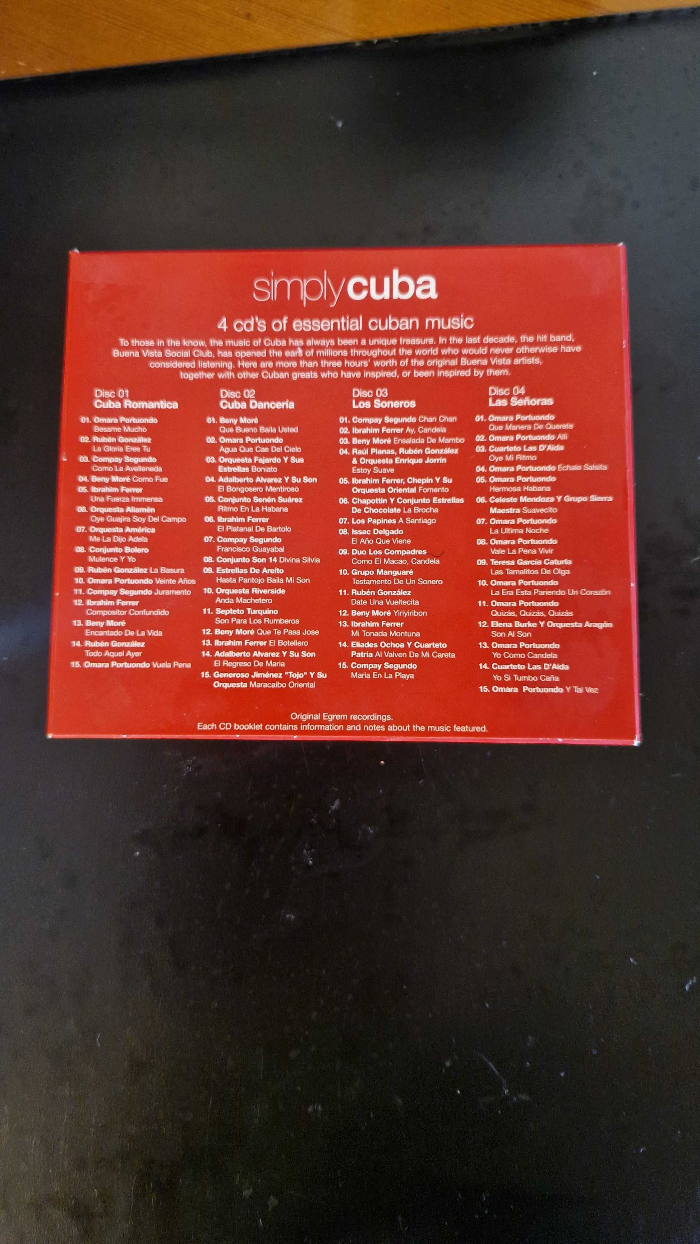 simply cuba - 4 cd z muzyką kubańską