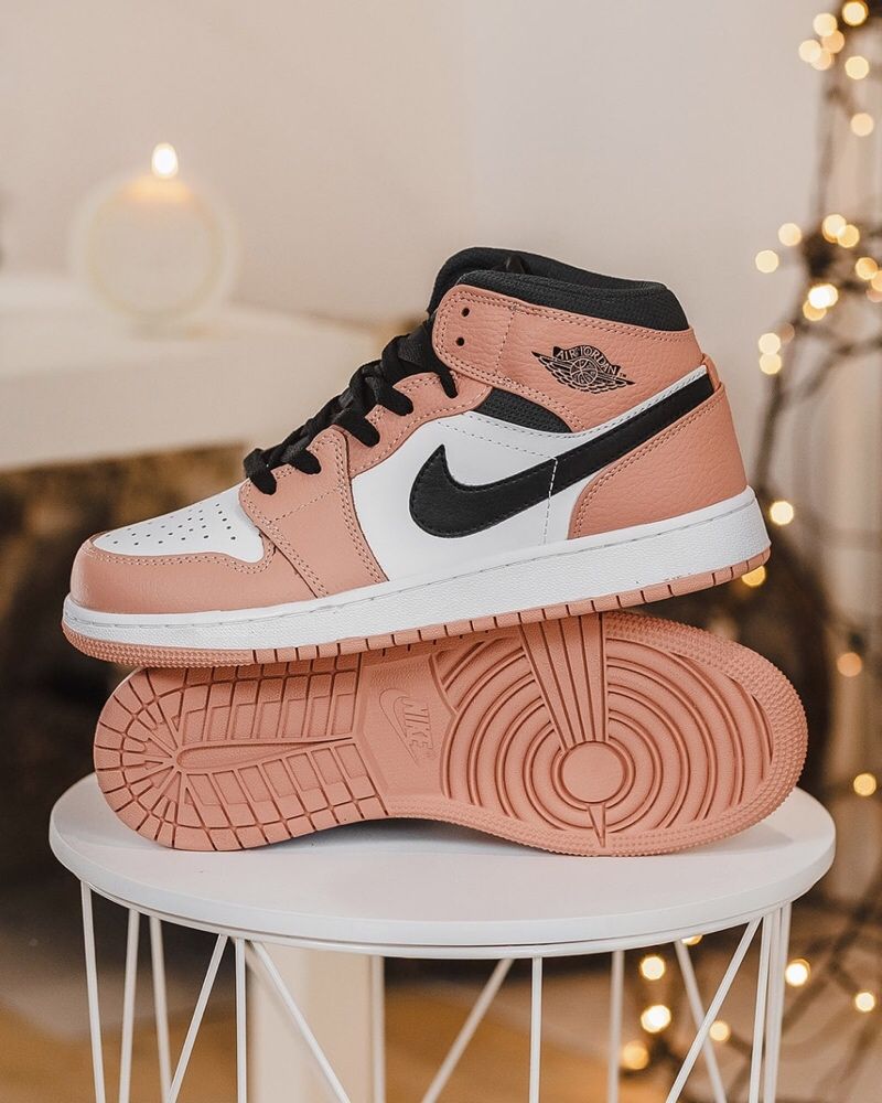 Buty Nike Air Jordan 1 Mid Pink Quartz 36-40 damskie trampki