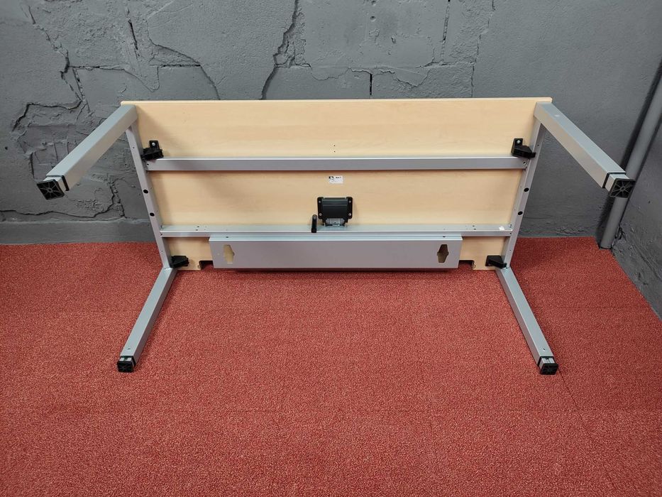 Biurko 160x80cm HOME OFFICE brzoza regulacja wysokości wysoka jakość