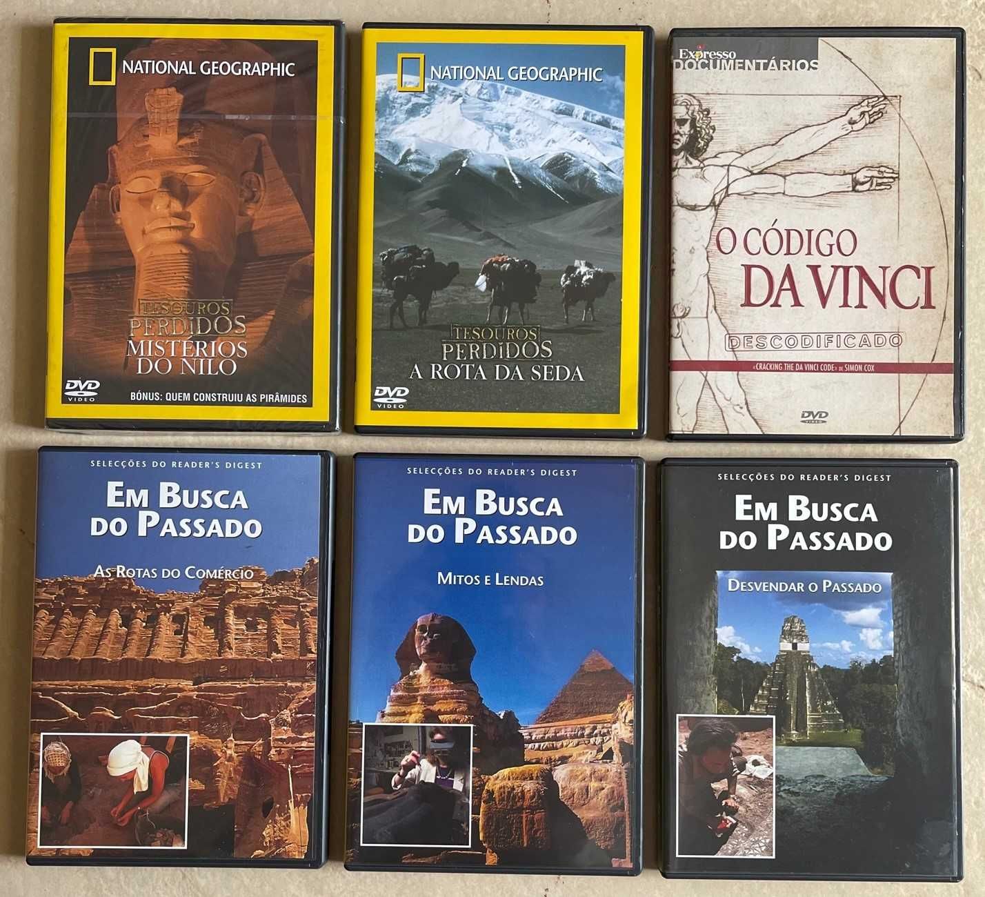 Lote de 16 Documentários DVD’s – SELADOS