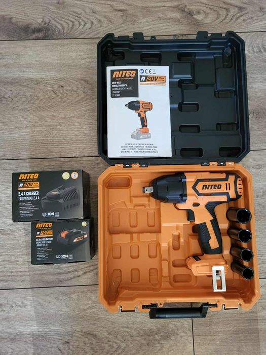 Klucz udarowy 20v niteo akumulatorowy