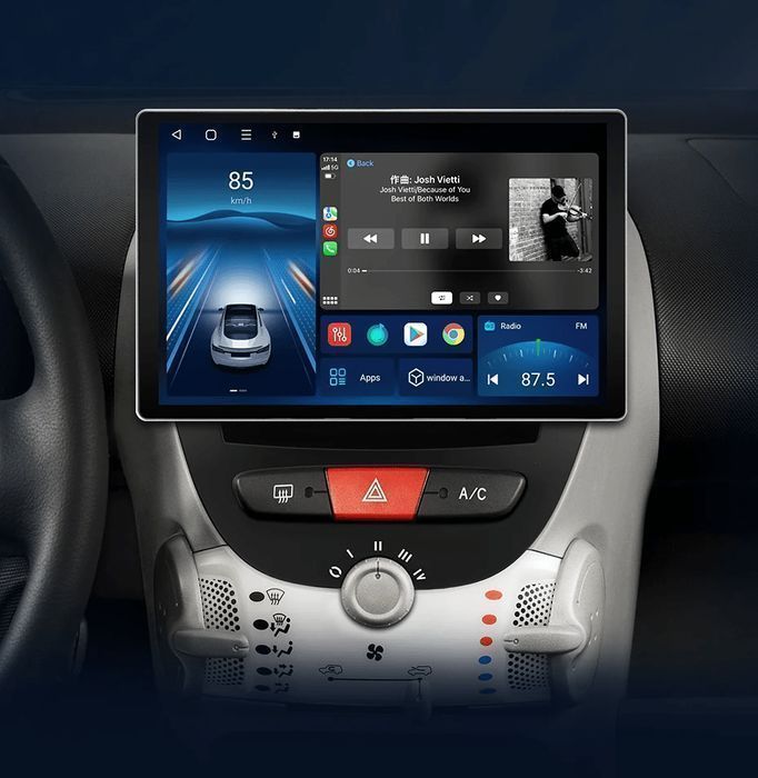 Radio Android X7 MAX 2GB do Peugeot 107, Aygo, C1 - 2GB, 32GB