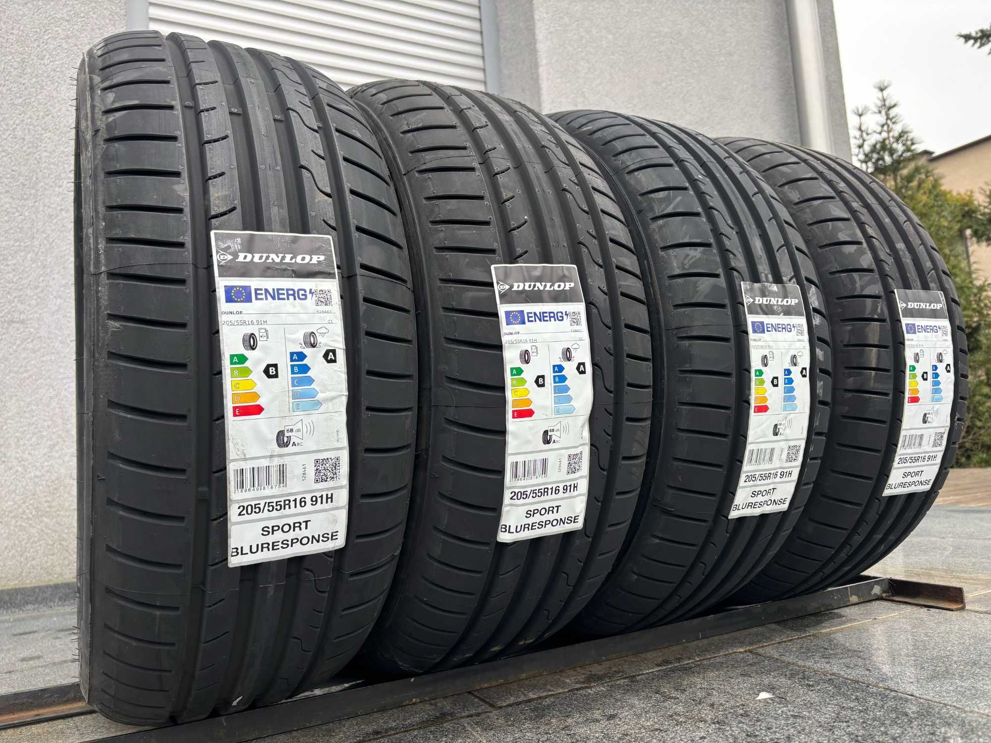 Letnie 205/55R16 Dunlop SportBluResponse prod. 2025r B,A,68db gwarancj