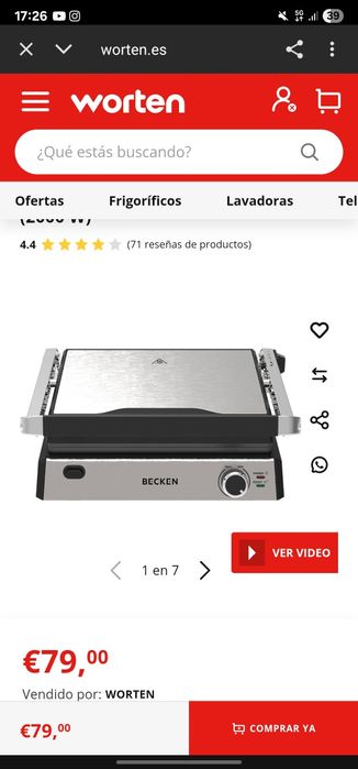 Grelhador de placas BECKEN