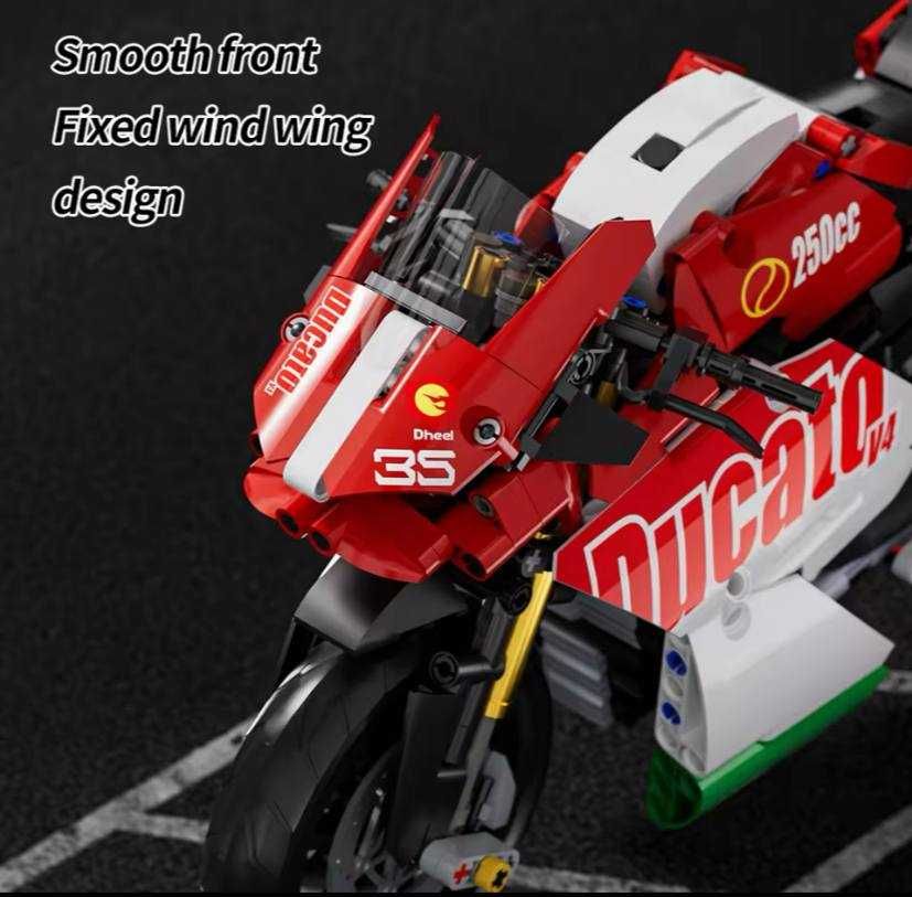 Мотоцикл Ducati V4 lego technic