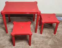 Разборные детские столик и стульчики Ikea Utter