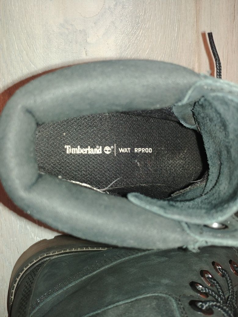 Czarne Buty Timberland 6 IN PREMIUM WP BOOT trapery glany zimowe