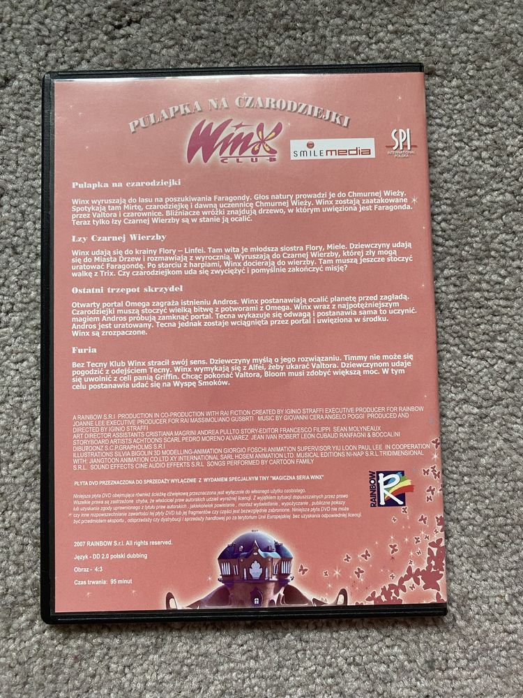 Płyta Winx część 16 Pułapka na czarodziejki