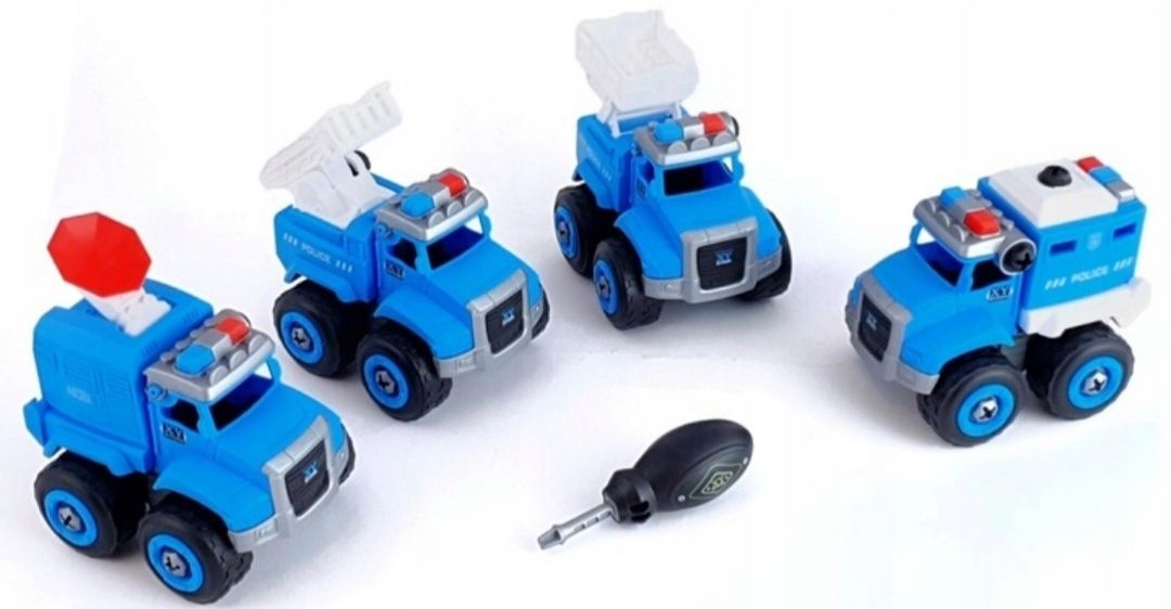 Zestaw pojazdów Policyjne auta zabawka