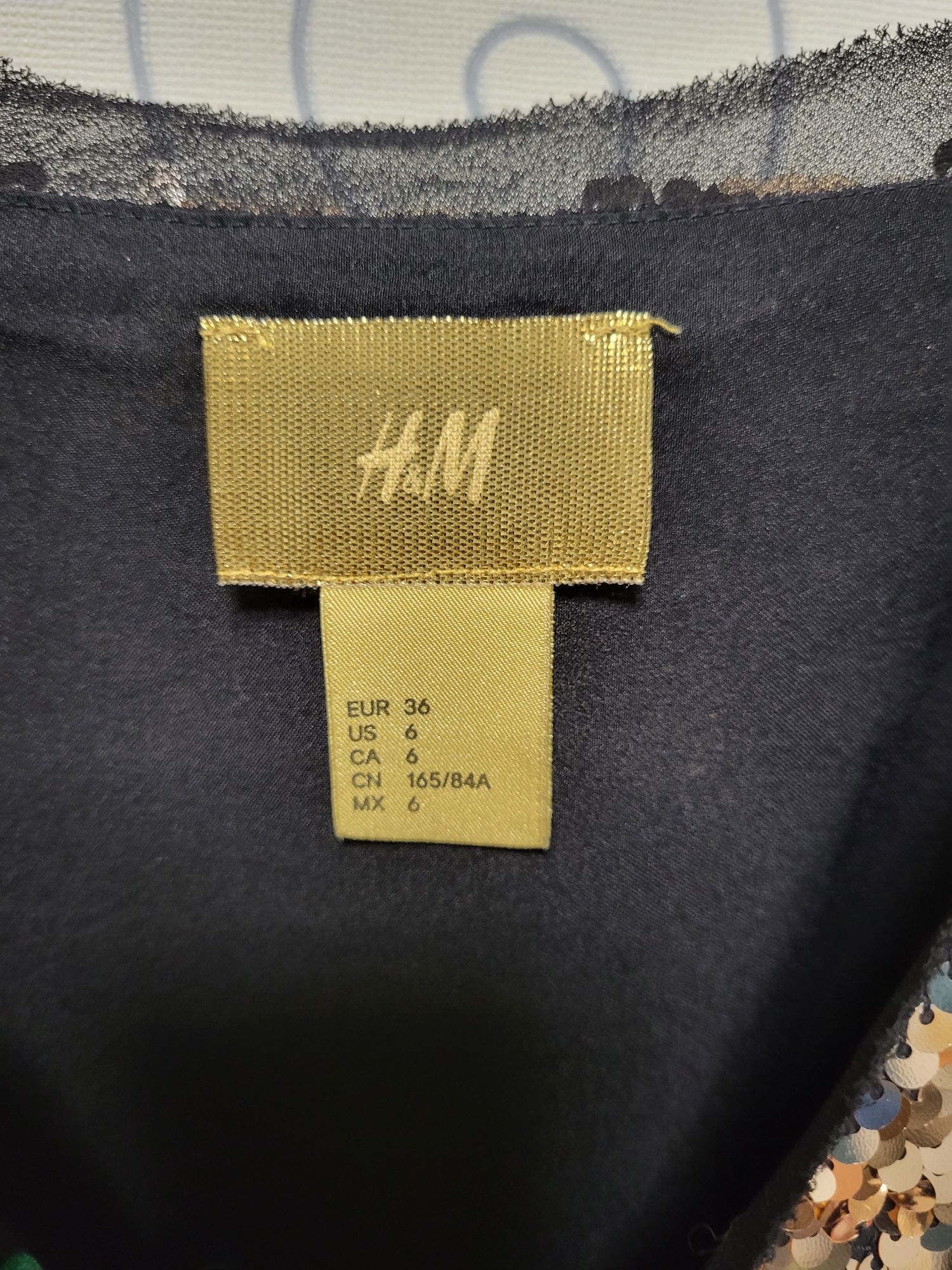 Майка, кофточка в паетку H&M, размер S-M