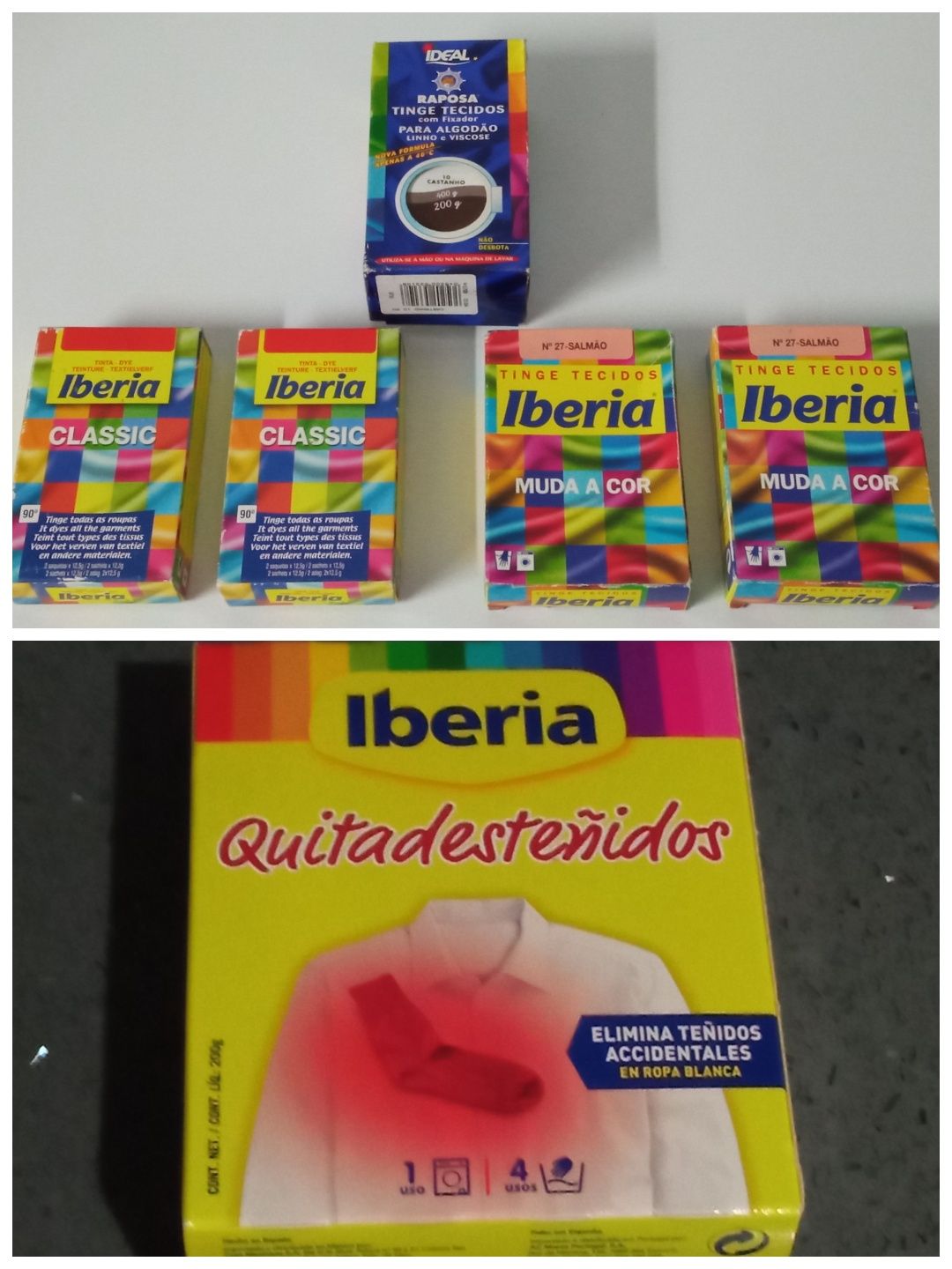 Descolorante e tinta-tingimento: roupa algodão, linho e viscose