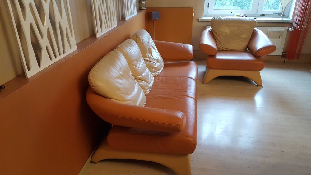 Zestaw wypoczynkowy sofa + fotel firmy KLER