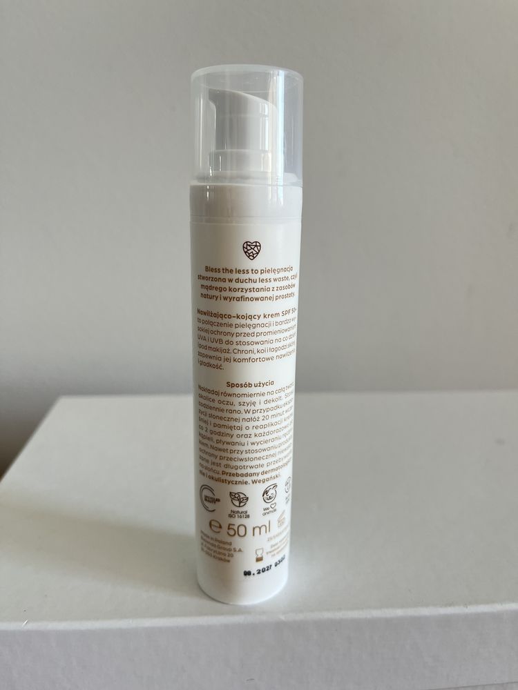 MIYA less the less nawilżająco kojący krem spf 50+ uva ich