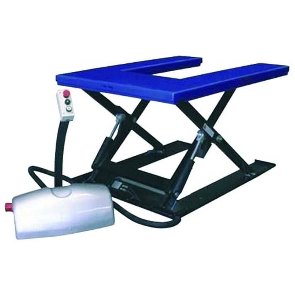 Mesa elevatória - Plataforma elevação hidráulica - Bancada elétrica