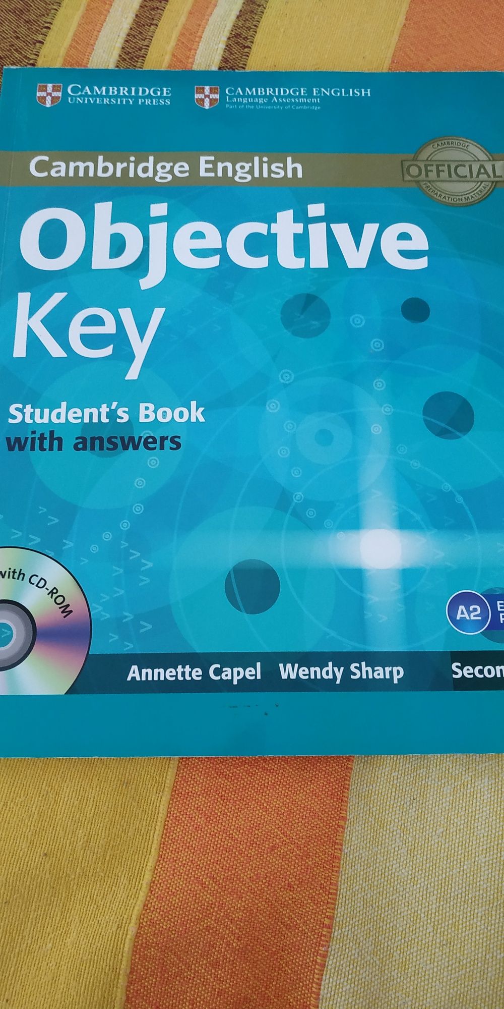 Vendo objective key,students book, Cambridge novo c cd