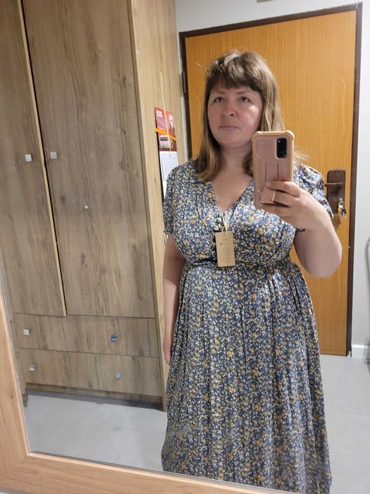 Sukienka letnia w kwiaty 42