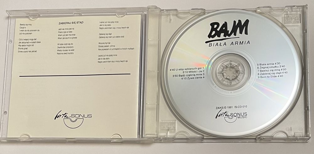 Bajm Biała Armia cd 1991 Intersonus