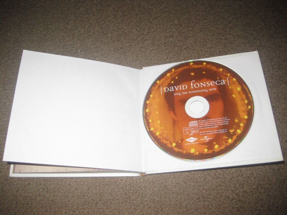 CD David Fonseca "Sing Me Something New" Ed. Especial! Portes Grátis!