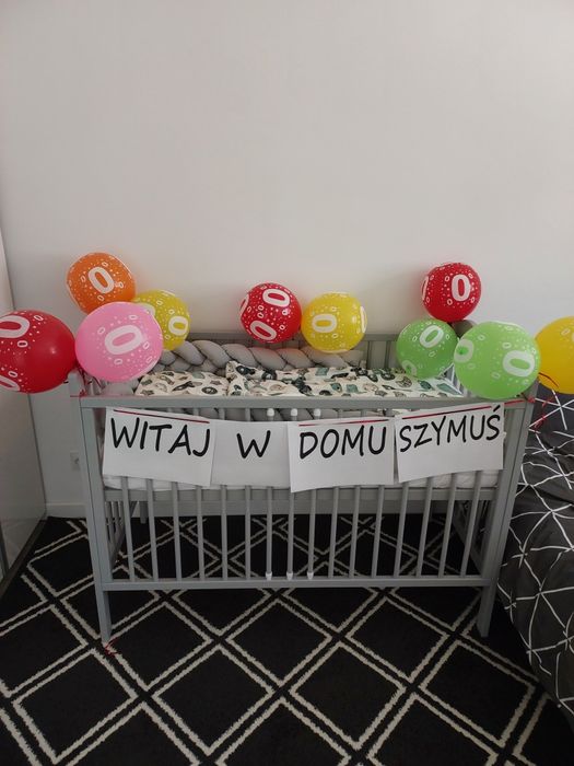 Lozeczko dzicece drewniane