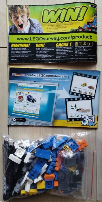 LEGO Creator 5765 - Ciężarówka Transportowa 3 w 1 | Stan Idealny