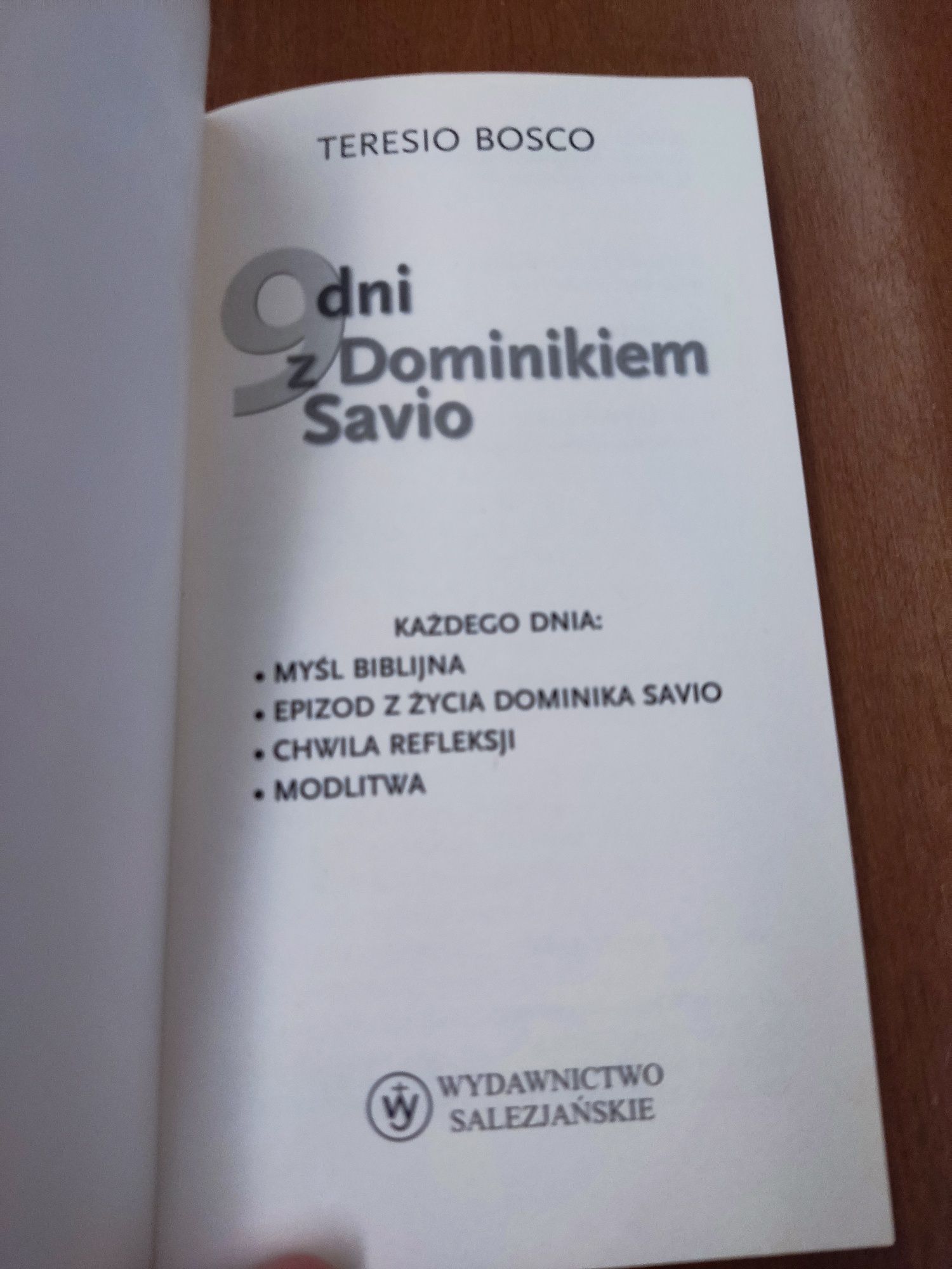 Książka "9 dni z Dominikiem Savio" Teresio Bosco