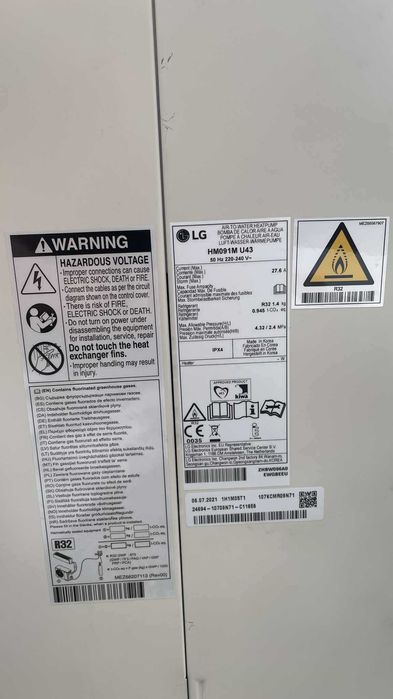 Nowa POMPA CIEPŁA LG Monoblok 9 kW HM091M Therma V 1-F