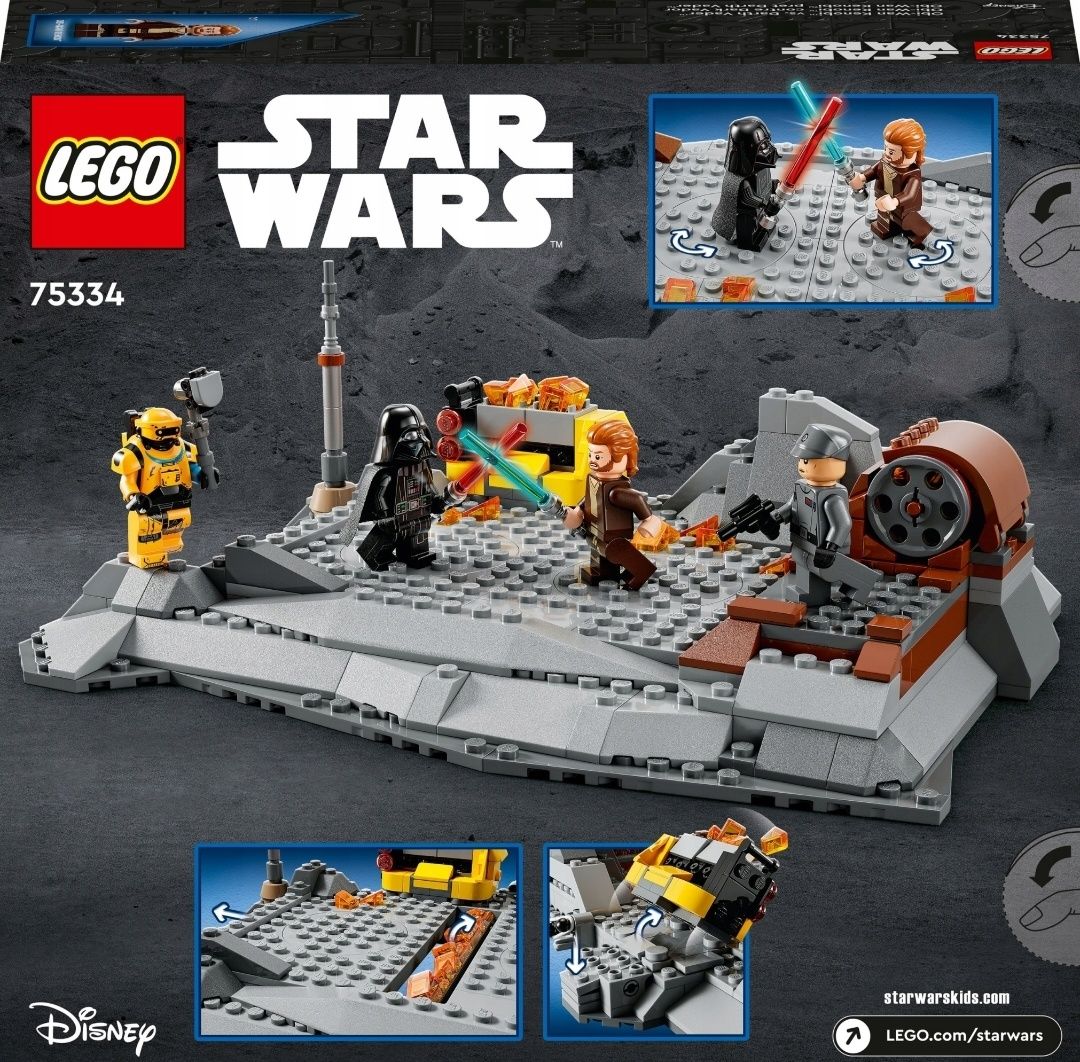 NOWY! LEGO Star Wars 75334 Obi-Wan Kenobi vs. Darth Vader