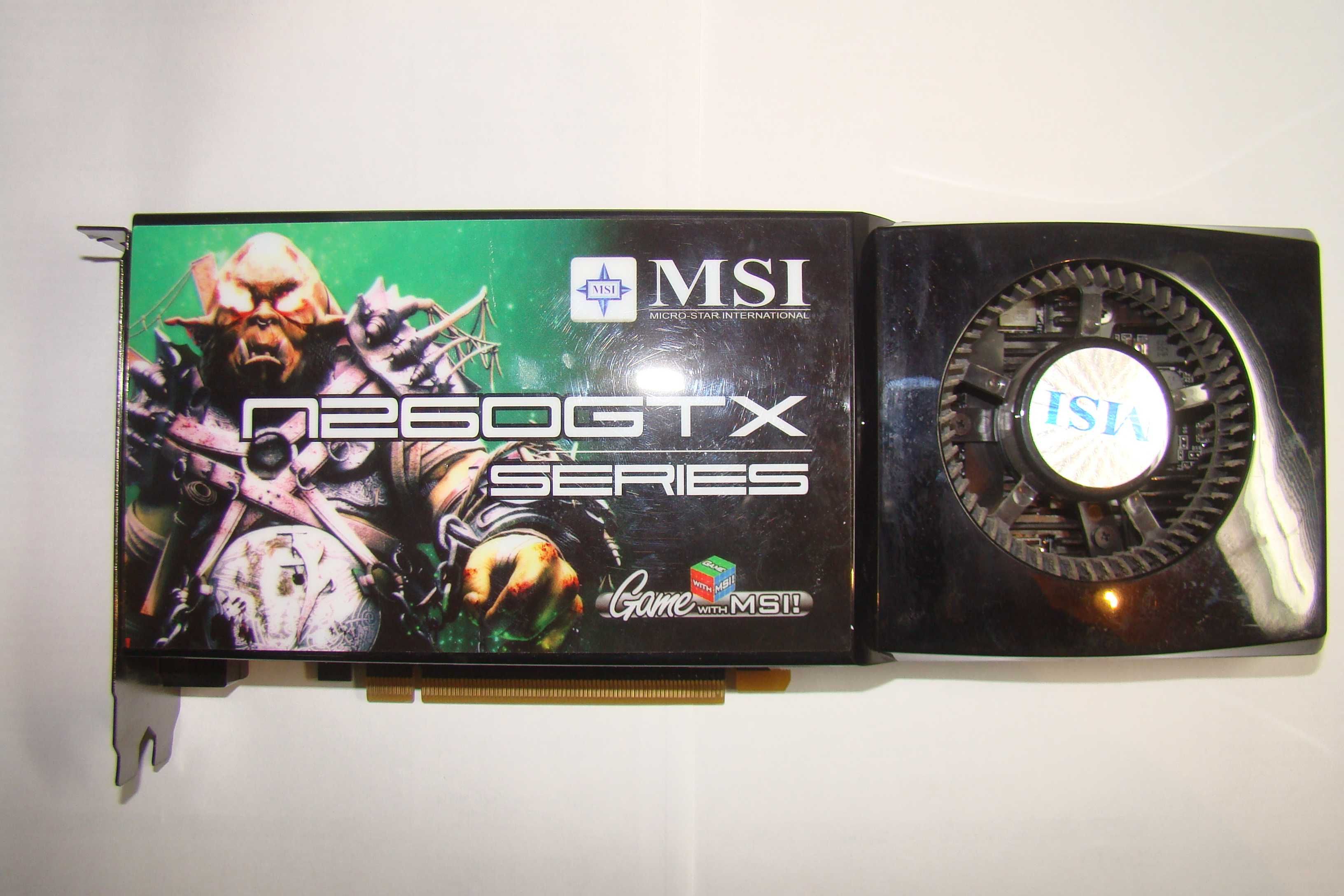 Видеокарта MSI N260 GTX 896 мб (GDDR3,448bit,DVIx2,PCI-E)