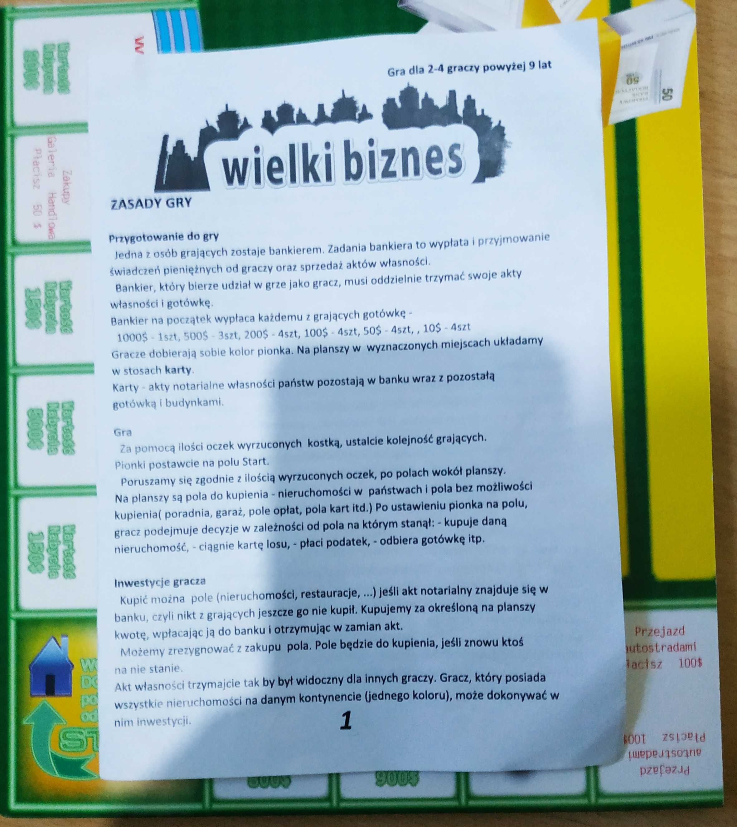 Gra wielki biznes