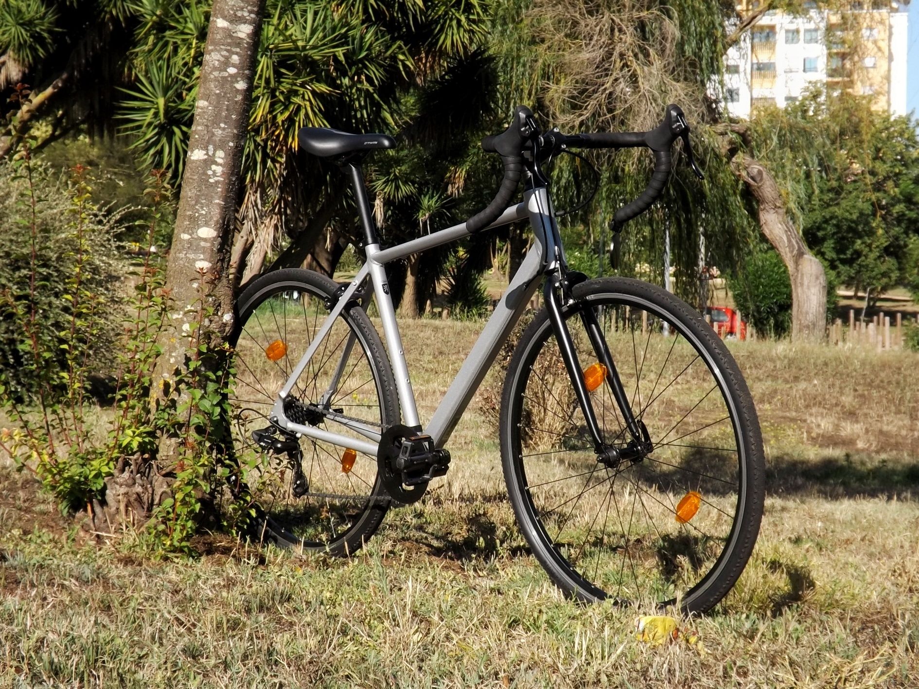 Bicicleta Gravel Btwin RC Triban 100 - Tamanho L - Transmissão Shimano