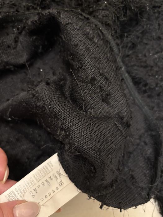 Czarny swerek srebrna nitka uniwersalny karnawal impreza bal