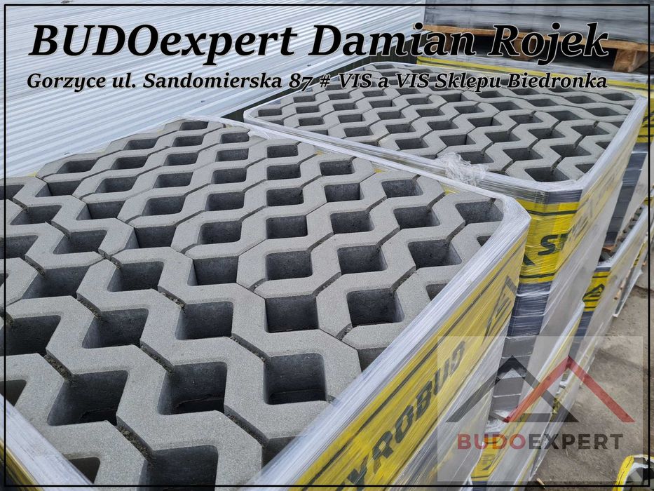 Kostka brukowa ażurowa ECOVENTI idelana na podjazd czy parking NOWOŚĆ