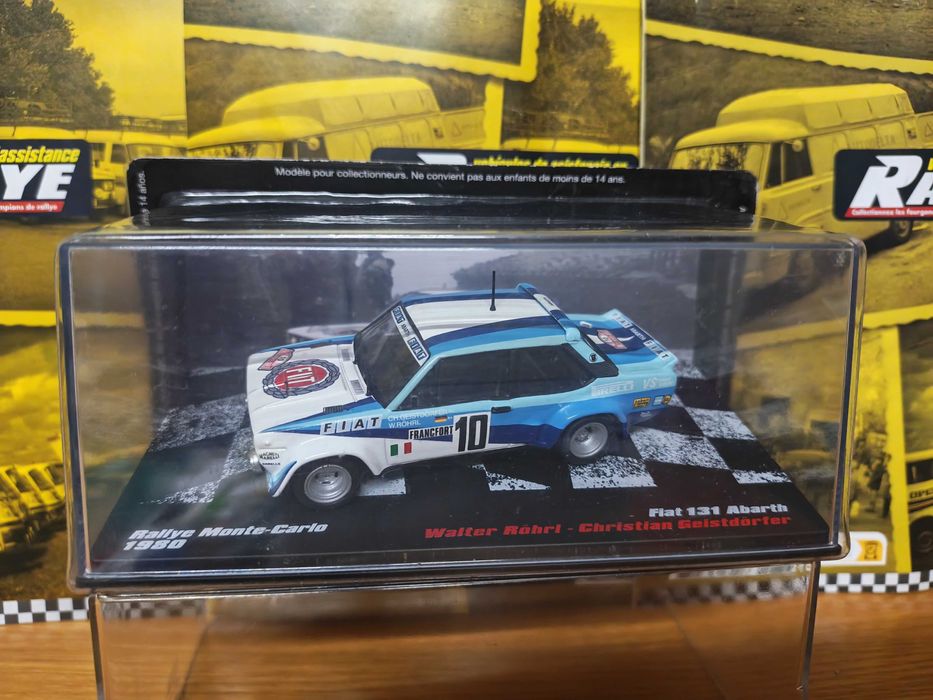 Fiat 131 Abarth - Rally Monte Carlo 1980 - escala 1:43