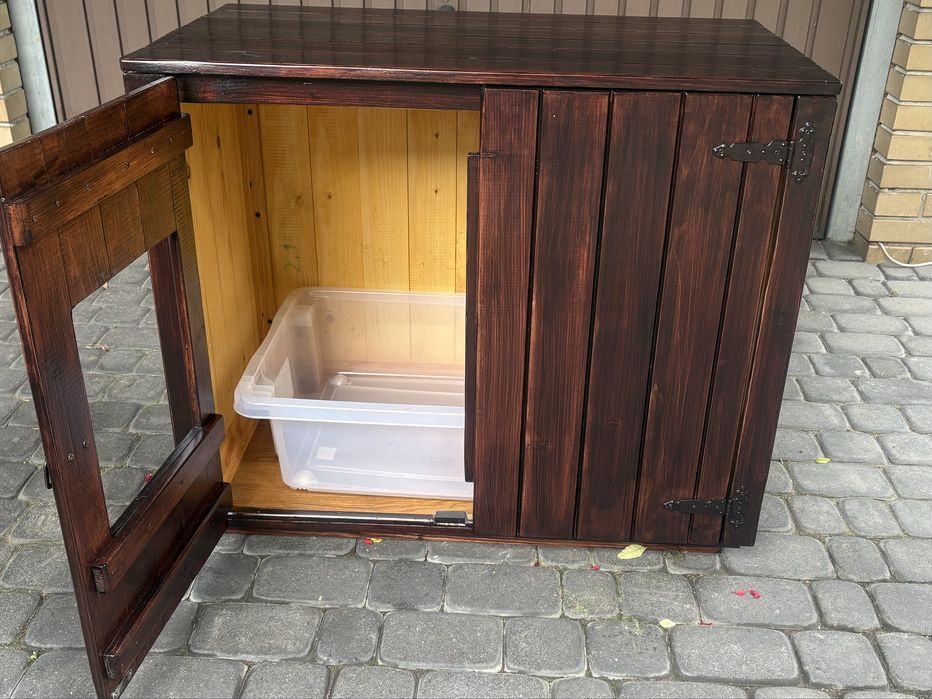 Meblowa kuweta XXL dla kota, komoda kuweta dla Maincoon