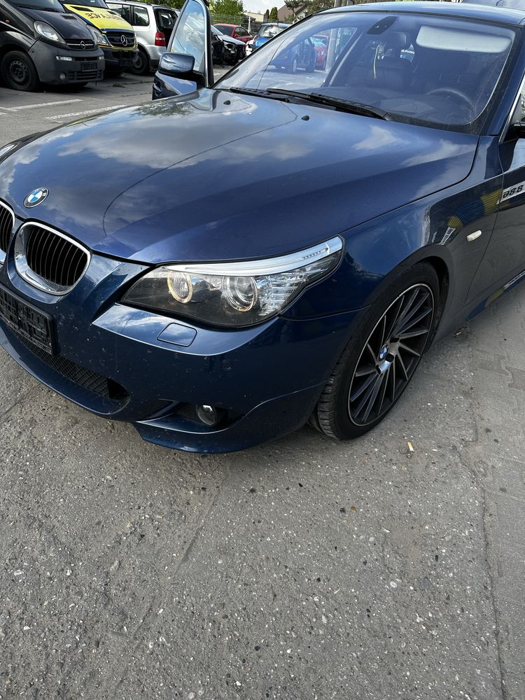 Maska BMW E60 E61 Lift Pokrywa silnika Mysticblau