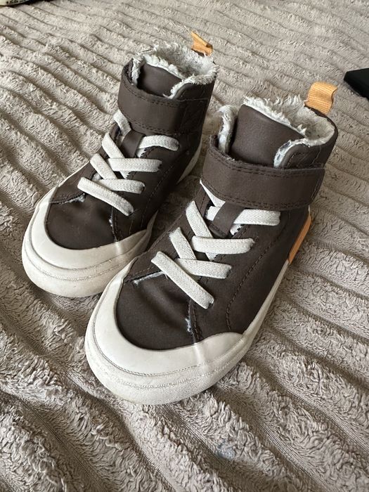 Коричневі хайтопи h&m утеплені 27